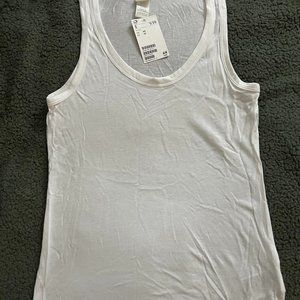 H&M Tank Top, Size XS, White, NWT